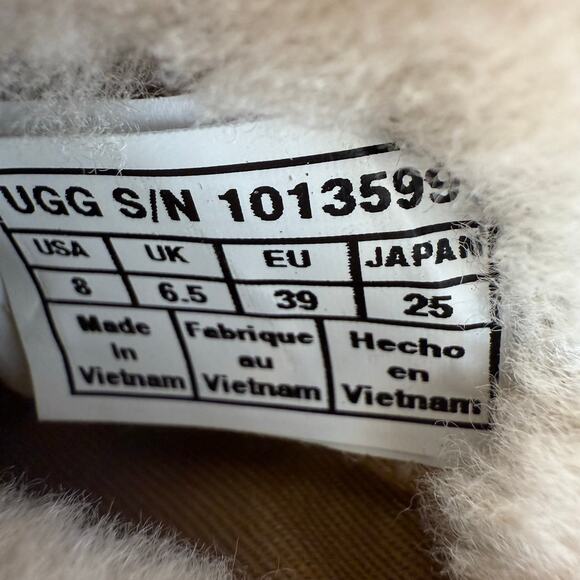 Ugg Ankle Booties Women's 8 Chestnut Brown Suede Cam II Platform Boot EUC - Picture 13 of 14